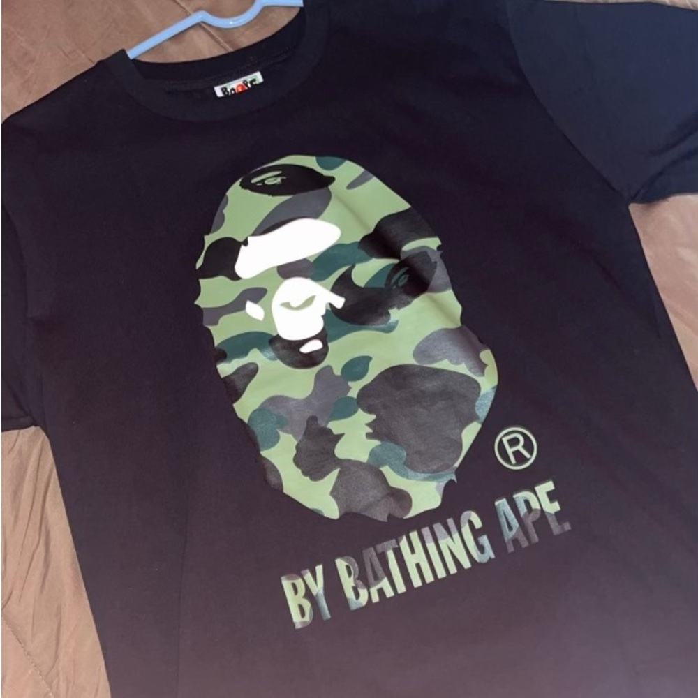 BAPE Black Camo Graphic T-Shirt